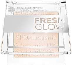Face & Body Highlighter - Bell HYPOAllergenic Fresh Glow Illuminating Powder — photo N1