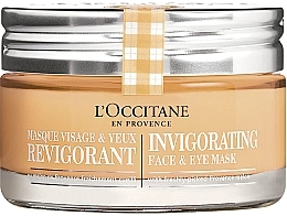 Fragrances, Perfumes, Cosmetics Invigorating Face & Eye Mask - L'Occitane Invigorating Face & Eye Mask