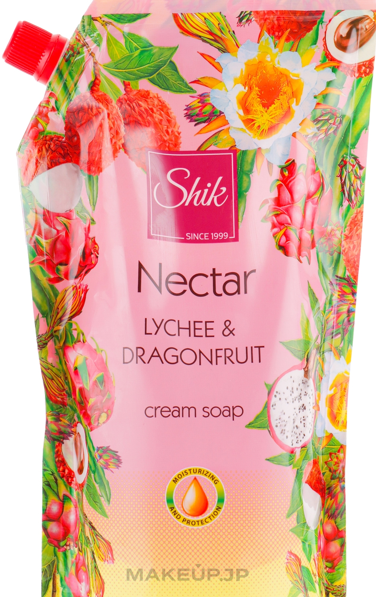 Liquid Gel Soap 'Lychee & Pitahaya', doypack - Shik Nectar — photo 460 ml