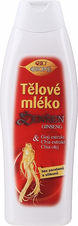 Body Milk - Bione Cosmetics Ginseng Body Milk — photo N1