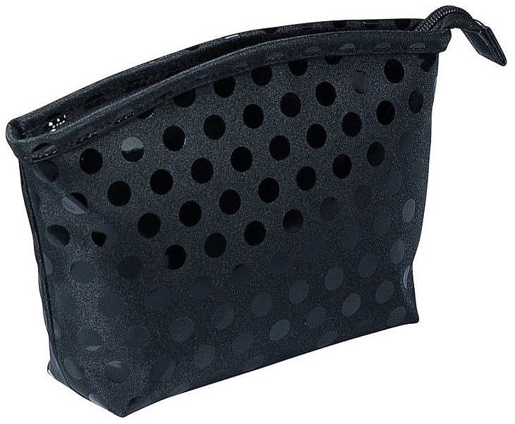 Makeup Bag "Polka Dot", 98437, black - Top Choice — photo N1