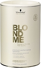 Fragrances, Perfumes, Cosmetics Lightening Powder - Schwarzkopf Professional BlondMe Powder