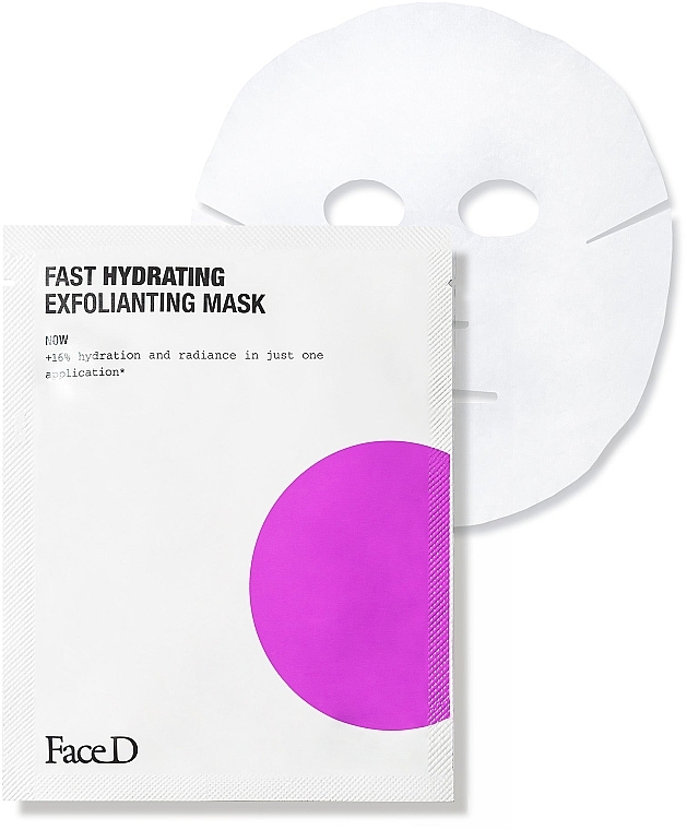 Moisturizing Exfoliating Face Mask - FaceD Fast Hydrating Exfoliating Mask — photo N2