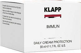Protective Day Cream - Klapp Immun Daily Cream Protection — photo N26