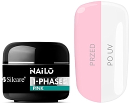 Nail Gel Polish - Silcare Nailo 1-Phase Gel UV Pink — photo N1