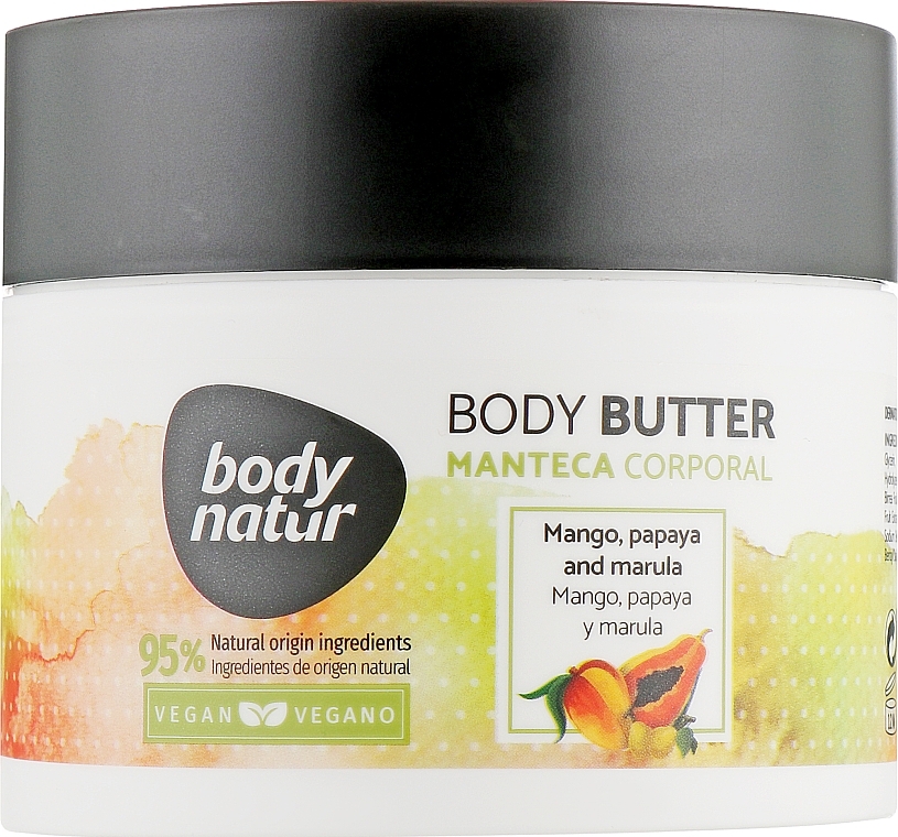 Body Butter with Mango, Papaya, Marula - Body Natur Mango, Papaya and Marula Body Butter — photo N1