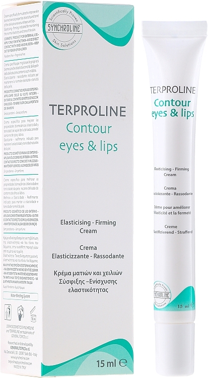 Eye and Lip Cream - Synchroline Aknicare Terproline Contour Eyes & Lips — photo N1