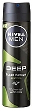 Antiperspirant - Nivea Men Deospray Deep Black Carbon Amazonia — photo N1