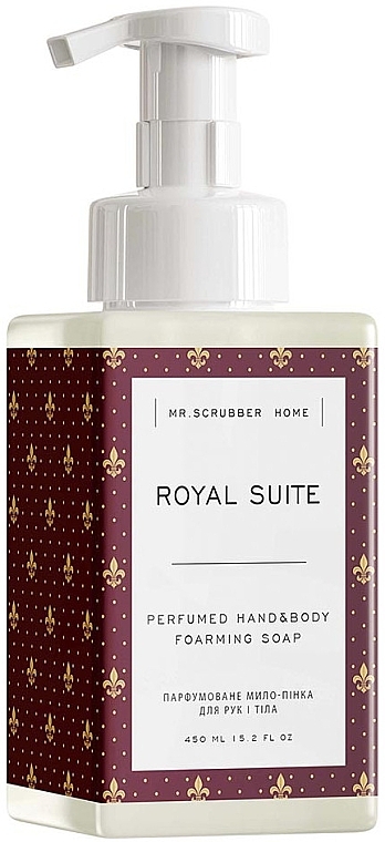 Perfumed Hand & Body Foam Soap "Royal Suite" - Mr.Scrubber Home Royal Suite Perfumed Hand & Body Foarming Soap — photo N1