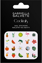 Nail Art Stickers - Gabriella Salvete Cocktails Nail Stickers — photo N6