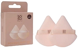 Fragrances, Perfumes, Cosmetics Powder Puffer Set, 2 pcs - Sosu by SJ Powder Puff Set