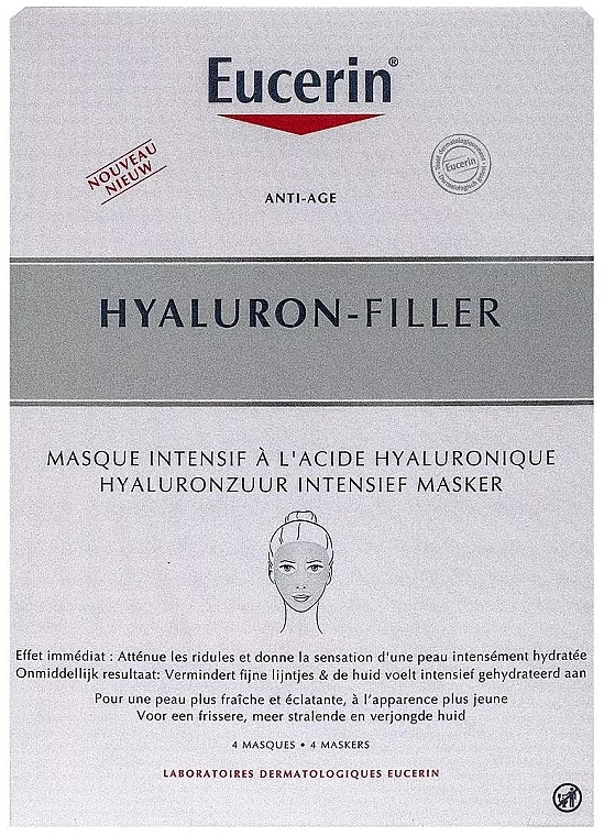 Intensive Mask with Hyaluronic Acid - Eucerin Hyaluron-Filler Hyaluron Intensive Mask  — photo N3