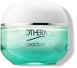 Fragrances, Perfumes, Cosmetics Face Cream for Normal to Combination Skin - Biotherm Aquasource Air Cream SPF 15