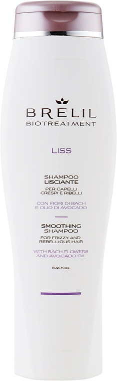 Smoothing Hair Shampoo - Brelil Bio Treatment Liss Shampoo — photo N1
