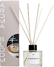 Fragrances, Perfumes, Cosmetics Aroma Bloom Caramel Cappuccino - Reed Diffuser