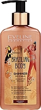 Body Shimmer with Golden Dust - Eveline Cosmetics Brazilian Body Shimmer — photo N7