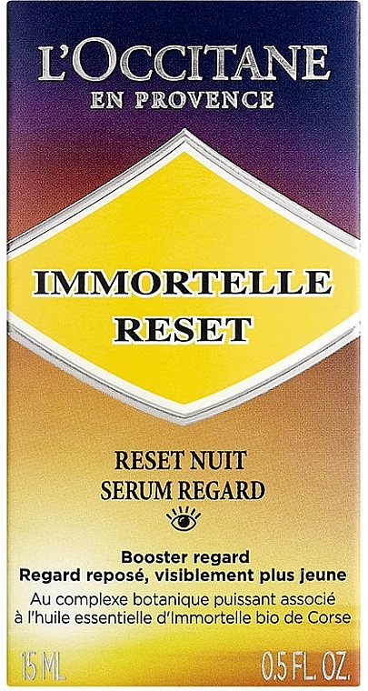 Eye Serum - L'Occitane Immortelle Reset Nuit Serum Regard — photo N3