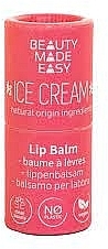 Lip Balm 'Ice Cream' - Beauty Made Easy Vegan Paper Tube Lip Balm Ice Cream — photo N2