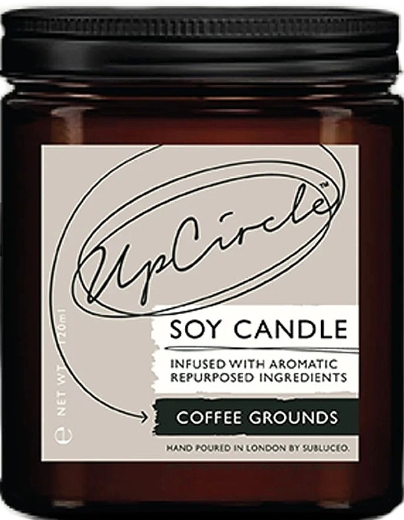 Scented Soy Candle "Coffee Grounds" - UpCircl Coffee Grounds — photo N9