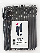 Fragrances, Perfumes, Cosmetics Brow & Lash Brushes, 50 pcs, black - Ibra Makeup