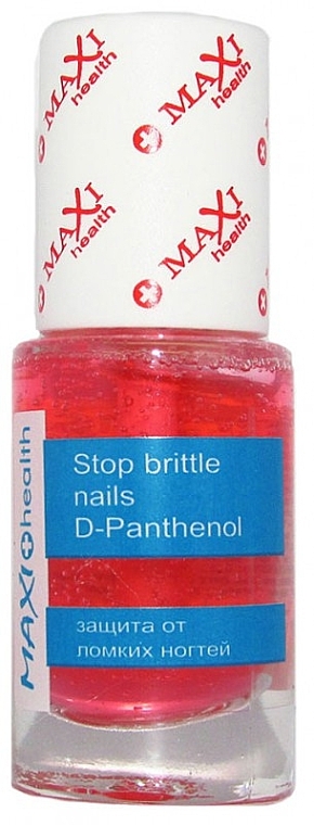 Anti-Brittleness Nail Treatment with D-Panthenol - Maxi Color Maxi Health №10 — photo N7