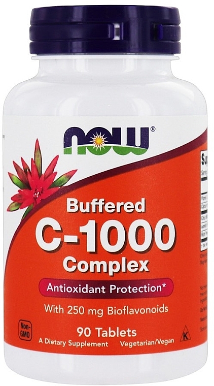 Buffered C-1000 Complex in Pills - Now Foods Buffered C-1000 Complex — photo N3