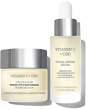 Set - London Botanical Laboratories Natural Pro-Glow Ultimate Vit C Set (cr/50ml + Serum/30ml) — photo N12