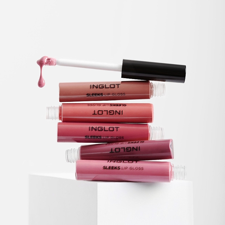 Lip Gloss - Inglot Sleeks Lip Gloss Cream — photo N3