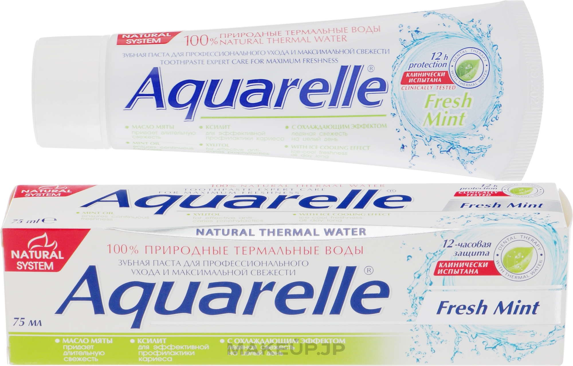 Fresh Mint Toothpaste - Sts Cosmetics Aquarelle Toothpaste — photo 75 ml