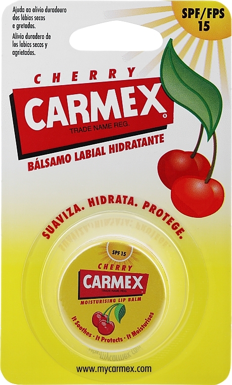 Lip Balm in a Jar "Cherry" - Carmex Lip Balm  — photo N5