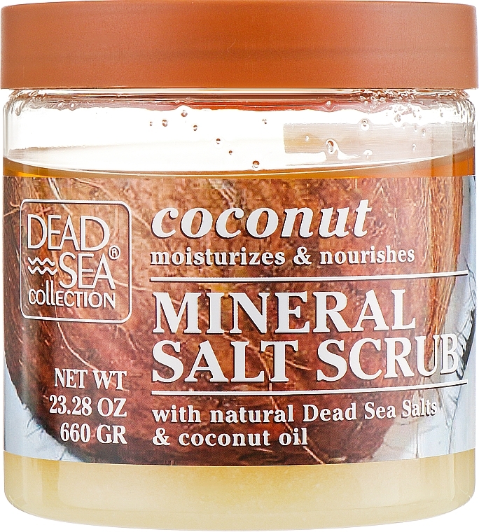 Body Scrub with Dead Sea Minerals & Coconut Oil - Dead Sea Collection Coconut Salt Scrub — photo N3