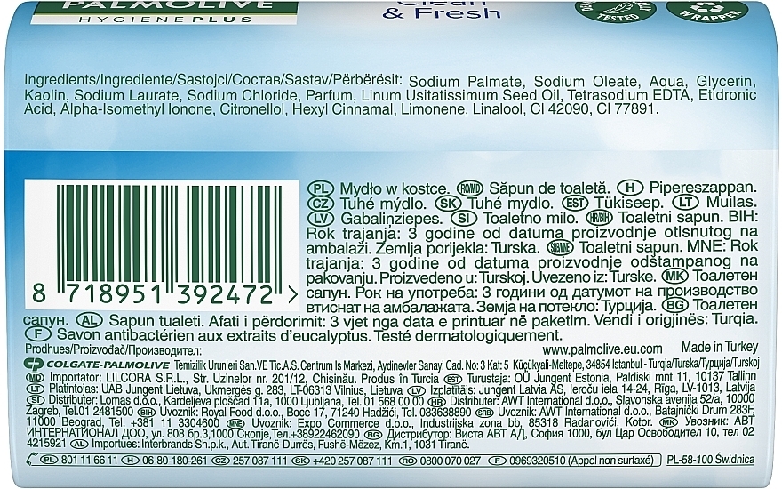 Soap - Palmolive Hygiene Plus Clean & Fresh Eucalyptus — photo N9