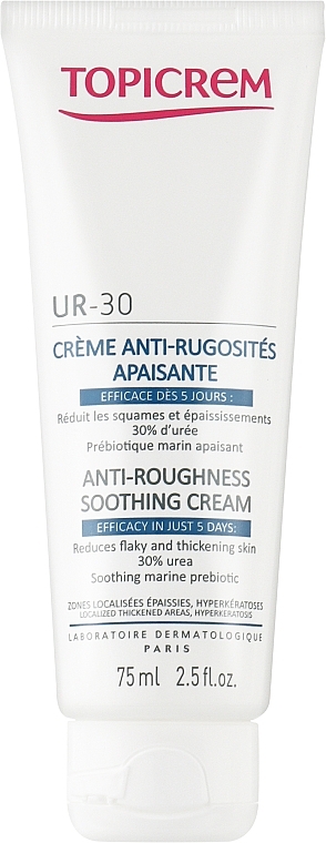 Anti-Roughness Soothing Cream - Topicrem UR-30 Anti-Roughness Soothing Cream — photo N1