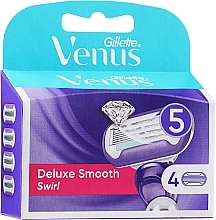 Fragrances, Perfumes, Cosmetics Shaving Razor Rifills, 4 pcs. - Gillette Venus Swirl