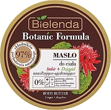 Fragrances, Perfumes, Cosmetics Body Butter "Ginger & Angelica" - Bielenda Botanic Formula Ginger + Angelica Body Butter