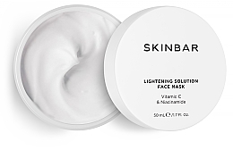 Fragrances, Perfumes, Cosmetics Vitamin C & Niacinamide Lightening Face Mask - SKINBAR Vitamin C & Niacinamide Face Mask