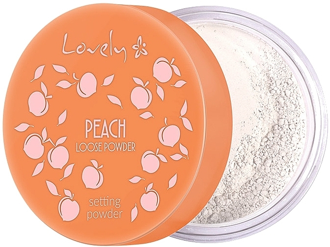 Transparent Face Powder - Lovely Peach Loose Powder Setting Powder — photo N7