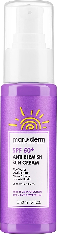 Anti-Blemish Sun Cream - Maruderm Cosmetics Anti-Blemish Sun Cream SPF 50 — photo N1