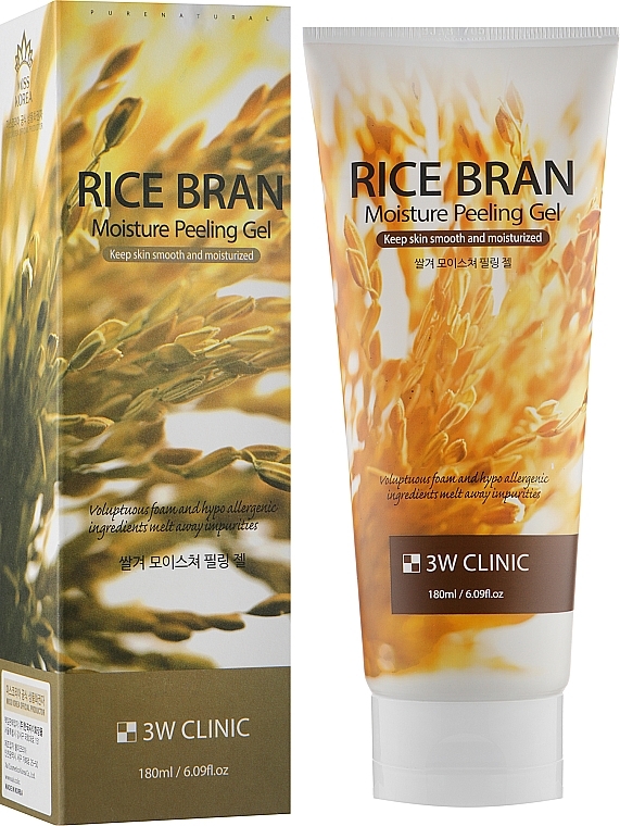 Face Peeling Gel with Brown Rice - 3w Clinic Moisture Peeling Gel-Rice Bran — photo N7