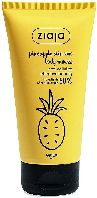 Anti-Cellulite Body Mousse - Ziaja Pineapple Skin Care Body Mousse — photo N4