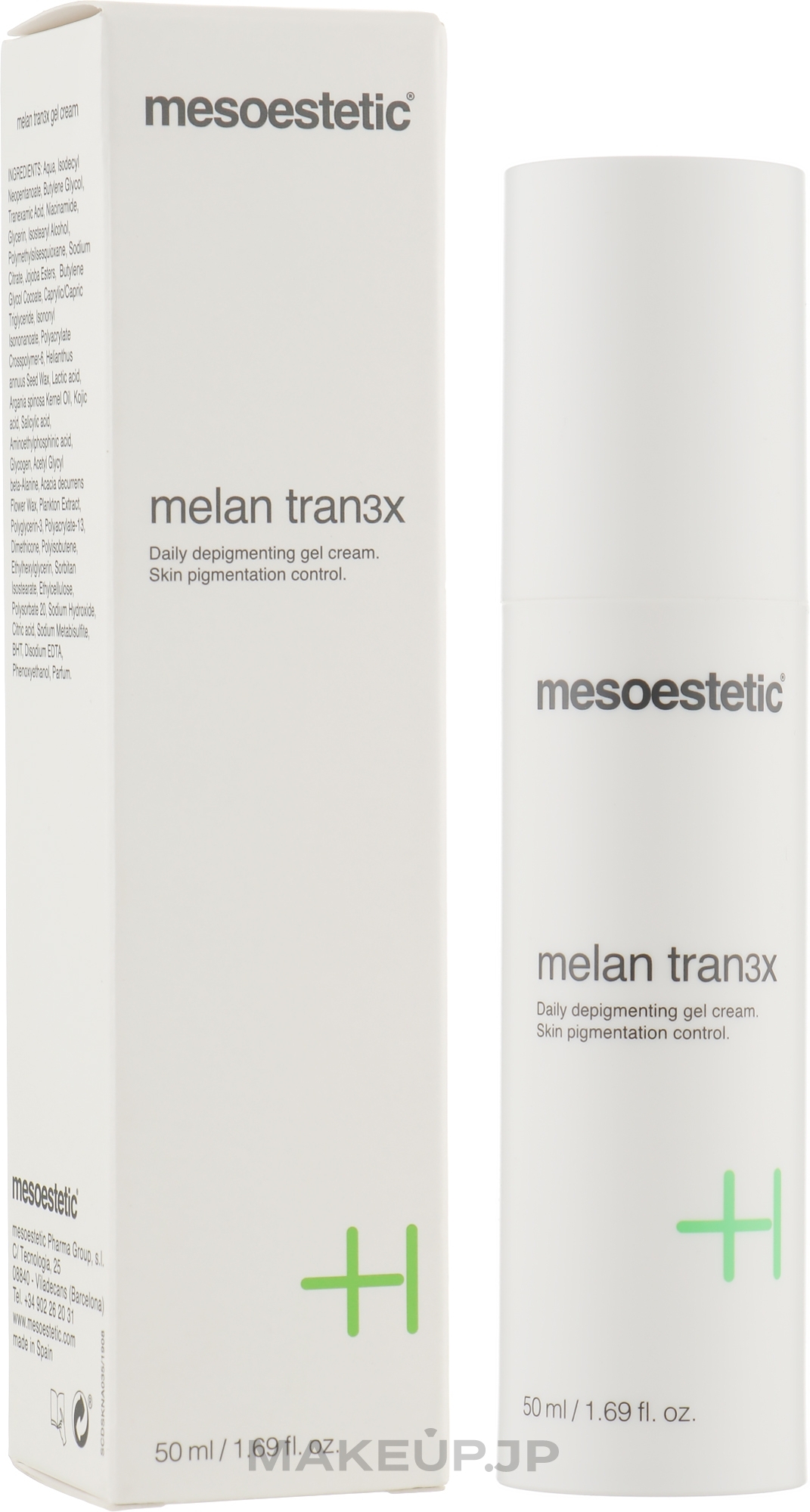 Depigmenting Gel Cream - Mesoestetic Melan Tran3x Daily Depigmenting Gel Cream — photo 50 ml