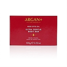Rose Oil Soap - Argan+ Rose Otto Oil Soothing Soap Bar — photo N1