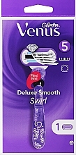 Razor with 5 Blades - Gillette Venus Swirl FlexiBall — photo N2