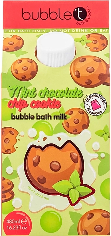 Bubble Bath Milk 'Mint Chocolate' - Bubble T Mint Chocolate Bubble Bath Milk — photo N1