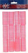 Fragrances, Perfumes, Cosmetics Velcro Rollers 24/63, pink - Ronney Professional Velcro Roller