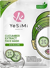 Fragrances, Perfumes, Cosmetics Face Mask with Cucumber Extract - YeSiMi Cucumber Extract Face Mask