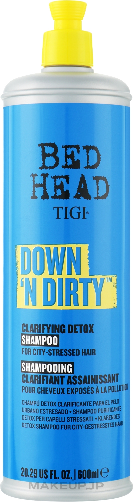 Detox Hair Shampoo - Tigi Bed Head Down 'N Dirty Shampoo — photo 600 ml