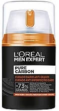 Fragrances, Perfumes, Cosmetics Anti-Pimple Moisturizing Cream - L'Oreal Paris Daily Anti-pimple Care Pure Carbon Men Expert