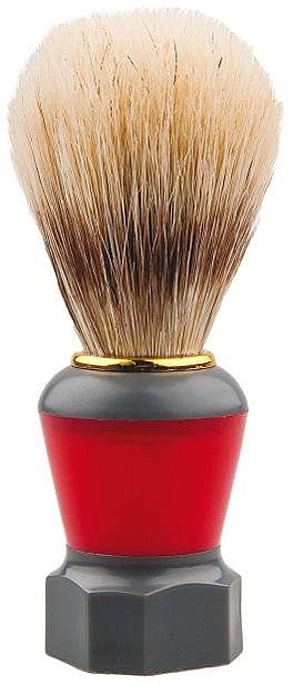 Shaving Brush, red-black - Titania — photo N14