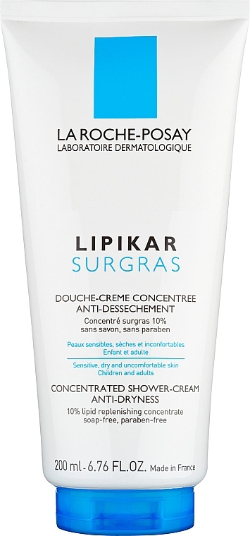 Shower Cream Gel - La Roche-Posay Lipikar Surgras Concentrated Shower-Cream — photo N1